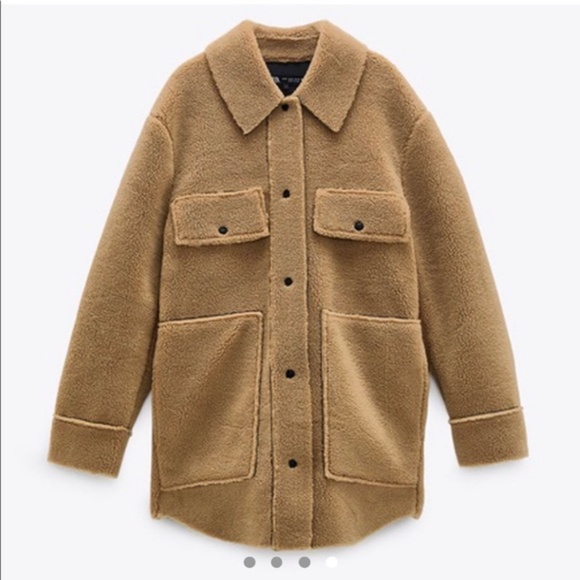 Double faced overshirt shacket fleece - Picture 9 of 15